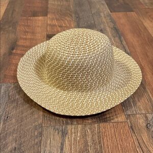 a new day Tan Woven Sun Hat